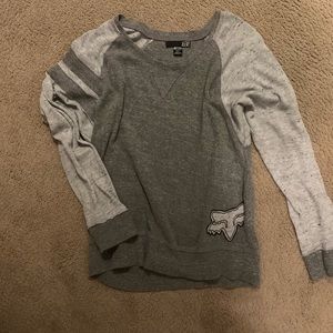 Fox Racing Sweater Gray